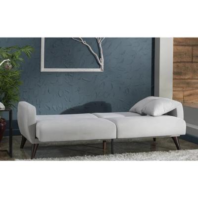 China Bellona USA spill proof stain resistant fabric 2+3 white velvet Sleeper Sofa-in-a-Box with Storage sofa bed for sale