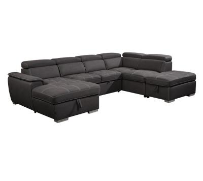 中国 Hot sales loveseater+cornerchaise+ottoman u shape living room home furniture sets modern sofa bed sectional sofa for 販売のため