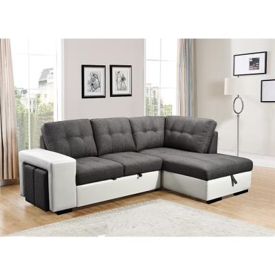 China ODM Living Room Sofa Beds 2 Seater With Chaise And Ottoman Sofa for sale