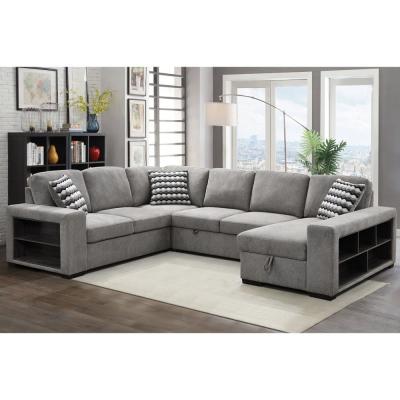 China New arrival  Modern U shape sectional sofa Furniture Multi-functional high quality sofa bed ling room sofa set for sale