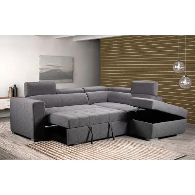 China Modern Home Furniture L Shape Sofa Bed North America Style Queen Sleeper Sofa Bed for sale
