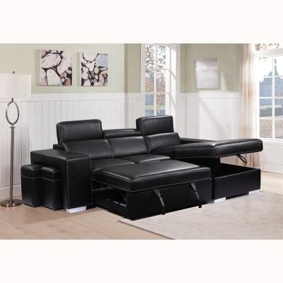 China OEM/ODM Furniture Manufacturer hot sale high quality luxury leather sofa set living room Pull out Sofa bed for sale