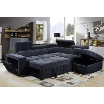 中国 Manufactory Furniture Multi-function sofa set High Density Foam Soft seat feeing sofa bed 7 seater Ottoman with storage 販売のため