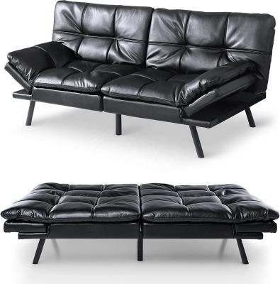中国 OEM/ODM Suitable for living room apartment Modern convertible sofa Memory Foam Folding sofa bed with adjustable armrest 販売のため