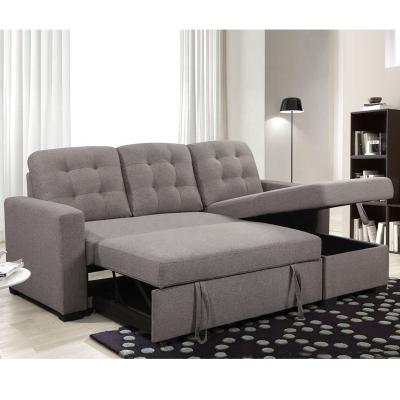 China Factory wholesale cheap price Linen fabric L shaped sectional sofa modern European style living room sofa set for sale