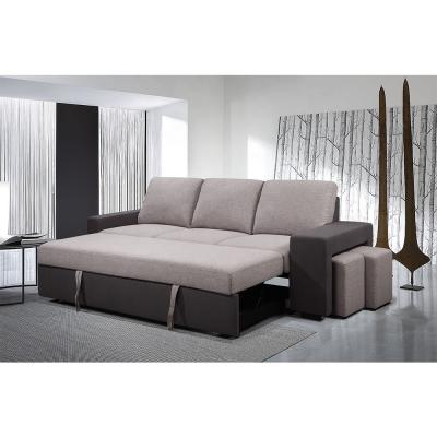 China OEM/ODM Furniture Factory new design multi-functional 3 seater living room sofa velvet contrast color popular sofa bed zu verkaufen