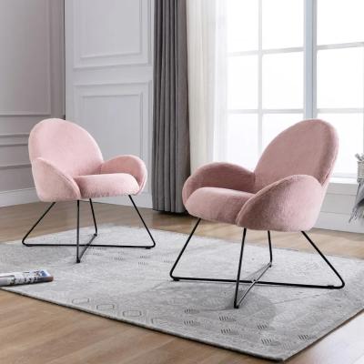 China Practical Antiwear Velvet Dinning Room Chairs , Anti Scratch One Seater Sofa Chair for sale
