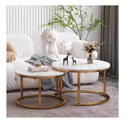 China Multipurpose Coffee Cafe Tables , Round Marble Nesting Tables for sale