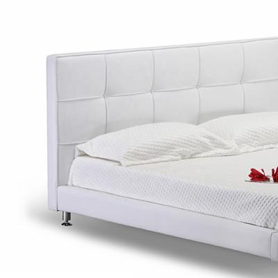 China 219x190x120cm Modern Koninginsize Bed Practical With Leer Hoofdeinde Te koop