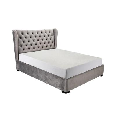 China Velvet Ottoman Storage Bed Queen Size Multifunctional Practical for sale