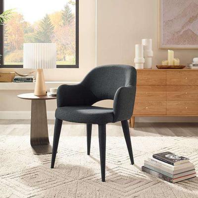 China Multifunctional Upholstered Dining Chair Fabric Nontoxic For Living Room for sale