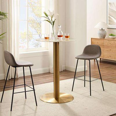 China Multiscene Small Chrome Cafe Table Practical Anti Abrasion For Home for sale