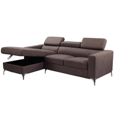 China Stain Resistant Sectional Couch Bed , Multifunctional Retractable Sofa Bed for sale