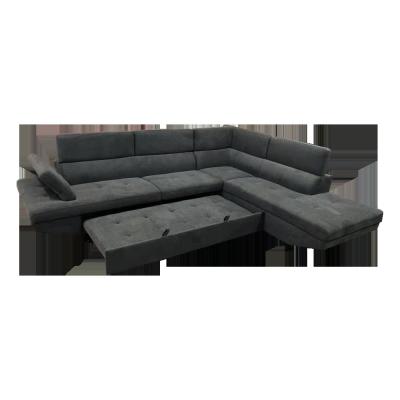China Fabric Modern Folding Sofa Bed Abrasion Resistant Adjustable for sale