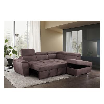 China 19751 Living room  furniture Salon waiting Corner Luxury  sofa fold bed  Modern Sectional couch Italy Sofa for sale