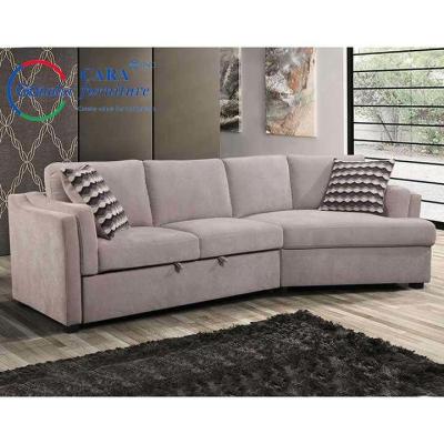 China Factory Sale Cheap Price Home Furniture Linen Fabric Sofa Set Corner Velvet Sofa Living Room Corner en venta