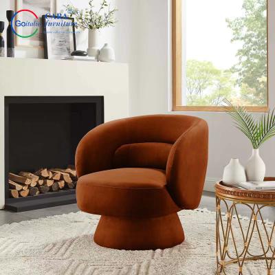 China Goitalia Furniture Upholstered Arm Chairs Elastic Soft Seat Living Room Single Sofa Chairs for sale