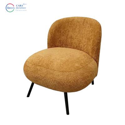 China Customize Home Balcony Furniture Fabric Material Armless Grey Sofa Chair For Living Room Fabric Sofa en venta