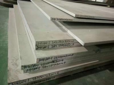 China 8mm - 20mm Thickness Stainless Steel Hot Rolled Plate 1000 - 6000mm Length for sale