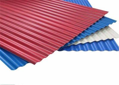 China Coated 850 0.8mm ISO Stainless PPGI Corrugated Sheet color coated for sale