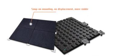 China No Odor Colored Rubber Tile For Indoor Playground Interlocking Anti Fatigue Mats for sale