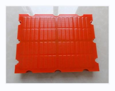 China Red Dewatering Polyurethane Screen Mesh For Concentrate Dewatering for sale