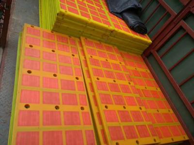 China Twice Casting Polyurethane Screen Panel For Mining Screen Machine Without Blind for sale