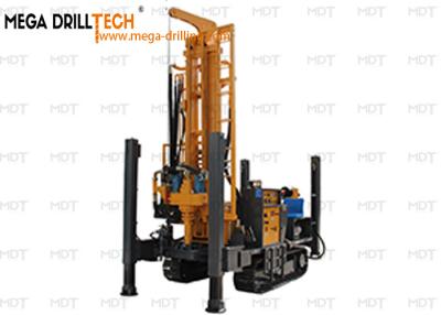 China Homemade Water Well Hydraulic Crawler Drilling Rig With Diesel Engine Te koop