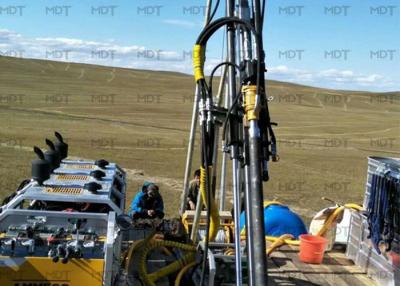 China 55KN Soil Testing Core Drilling Rig Diamond Drill Rigs Portable for sale