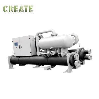 China 50HP 60ton Water Cooling Chiller 400tr Water Cooled Screw Water Chiller for sale