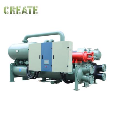 China 200ton Water Cooling Chiller Nickel Water Cooled Chiller Cop for sale