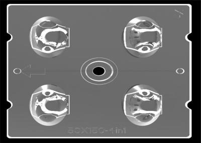 China Lente assimétrica do módulo da reflexão interna do total da lente da luz de rua do diodo emissor de luz à venda