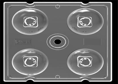 China 120 diseño simétrico de la lente del grado SMD LED ningún cualquier Mercury para la luz 3535 del bolardo en venta
