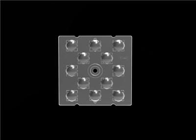China Lente transparente do diodo emissor de luz do material PMMA, dimensão quadrada da lente L50*W50mm do diodo emissor de luz à venda