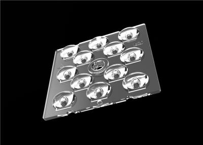 중국 3030 SMD 광각 LED 렌즈, 옥외 점화를 위한 광학적인 사각 LED 렌즈 판매용