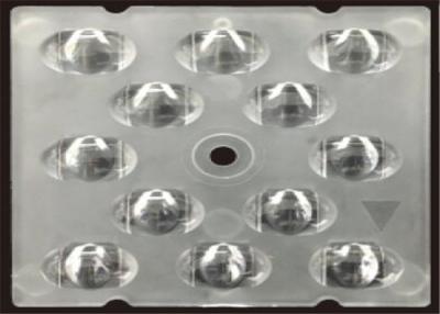 China Lente assimétrica das microplaquetas do diodo emissor de luz dos componentes 3030 da luz de rua do diodo emissor de luz nenhuma poluição clara à venda