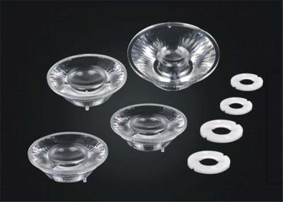 China High Optical Grade COB LED Lens Optics Bright Lighting Effect For LED Down Light for sale
