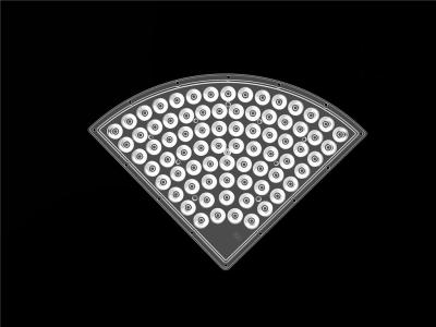 China Special Shape LED Lens Reflector / LED Strip Lens D235*H9.4mm PC Material for sale