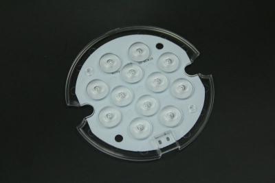 China Round LED Multi Lens Replacement / 3030 Ceiling Light LED Glass Lens for sale