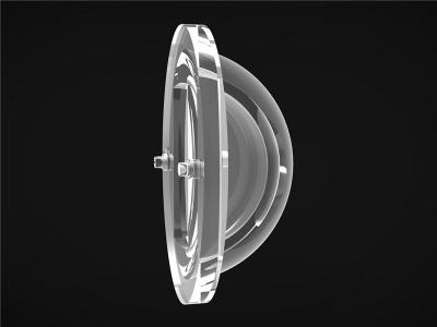 China Lentes de la óptica del alto brillo LED para la superficie geométrica de la lente del alféizar en venta