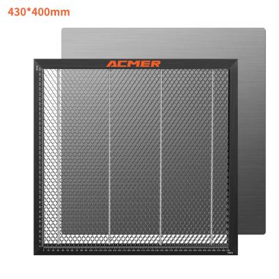 China ACMER Metal Laser Honeycomb Bed 430x400mm Large Laser Engraving Bed for sale