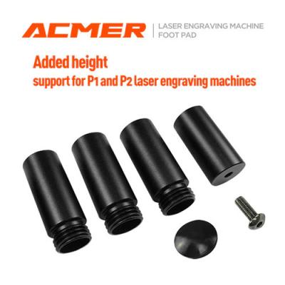 China ACMER P1 P2 Metall-Höhen-Riser / Lasergraver Fußpolster zu verkaufen