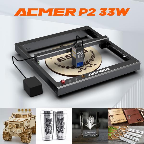 Quality Home Laser Engraving Cutting Machines 33W CNC Hobby Laser Cutter Aluminum for sale