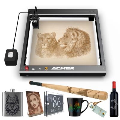 China 36W Laser Engraver And Cutter Diode Laser Wood Engraver Machine For Baseball Bat for sale