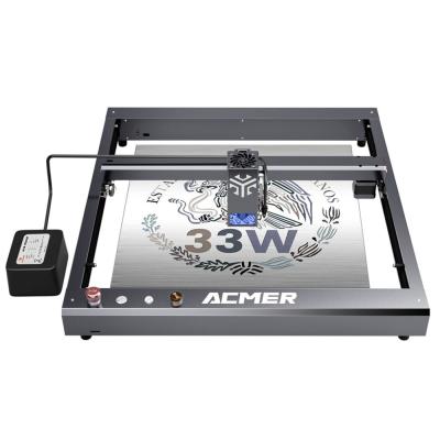 China 33W Wood Desktop Laser Engraver And Cutter Alta Velocidade 30000mm/min à venda