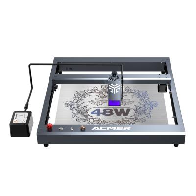 China 48W Desktop High Power Diode Laser Engraver High Speed RoHS Approved for sale