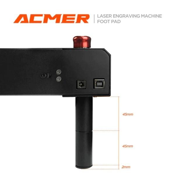 Quality Metal Heightening Laser Engraver Riser Black Color For ACMER Laser Engraving for sale