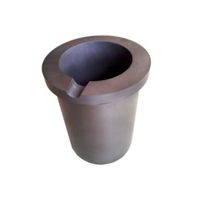 China 1.75-1.85G/Cm3 Graphite Induction Furnace Crucible For Melting Metal for sale