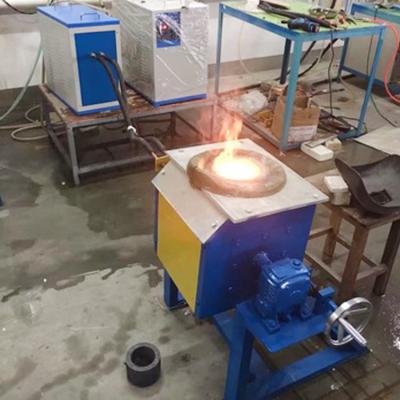 China 45kw 20HZ Brass Induction Melting Furnace 50 Mins Copper Melting Equipment for sale