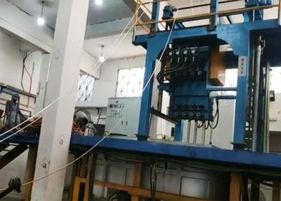 중국 170A 위로 향하는 구리 연속 주조 기계 튜브 선재 철강 용융 판매용